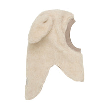 BALACLAVA EARS WOOL  KYPÄRÄMYSSY - CEMENT