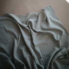 MUSLIN SWADDLE - ROMAN GREEN
