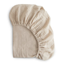 Muslin Crib Sheet - Extra Soft Lakana Fog
