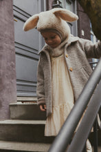 BALACLAVA EARS WOOL  KYPÄRÄMYSSY - CEMENT