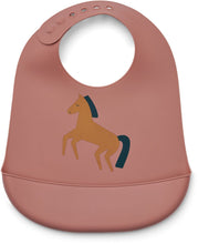 TILDA 2PACK RUOKALAPPU - HORSE/DARK ROSE