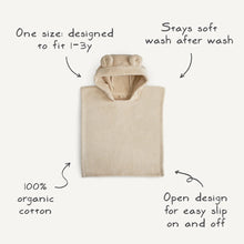 Bear Poncho Towel - Moss