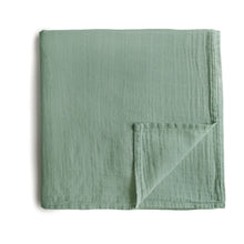 MUSLIN SWADDLE - ROMAN GREEN