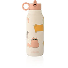 FALK WATER BOTTLE - CATS & DOGS / SANDY