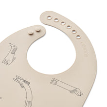 Tilda 2-pack Ruokalaput - Dog/Sandy