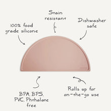 SILICONE PLACEMAT - POWDER PINK CONFETTI