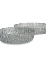 Dinner Set Glitter - Sparkling Silver/Blue