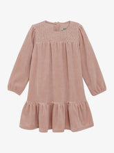 DRESS LS VELOUR - ADOBE ROSE