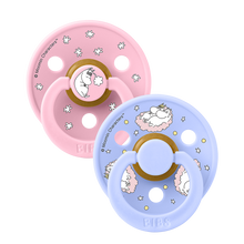 BIBS x MOOMIN COLOUR 2 kpl  - BABY PINK MIX