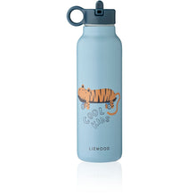 FALK WATER BOTTLE - TIGER/BEACH BLUE 500ML