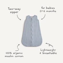 ORGANIC COTTON BABY SLEEP BAG - BLUSH